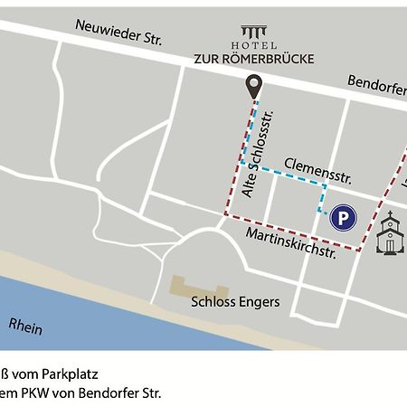 Hotel Zur Roemerbruecke Нойвиед Екстериор снимка