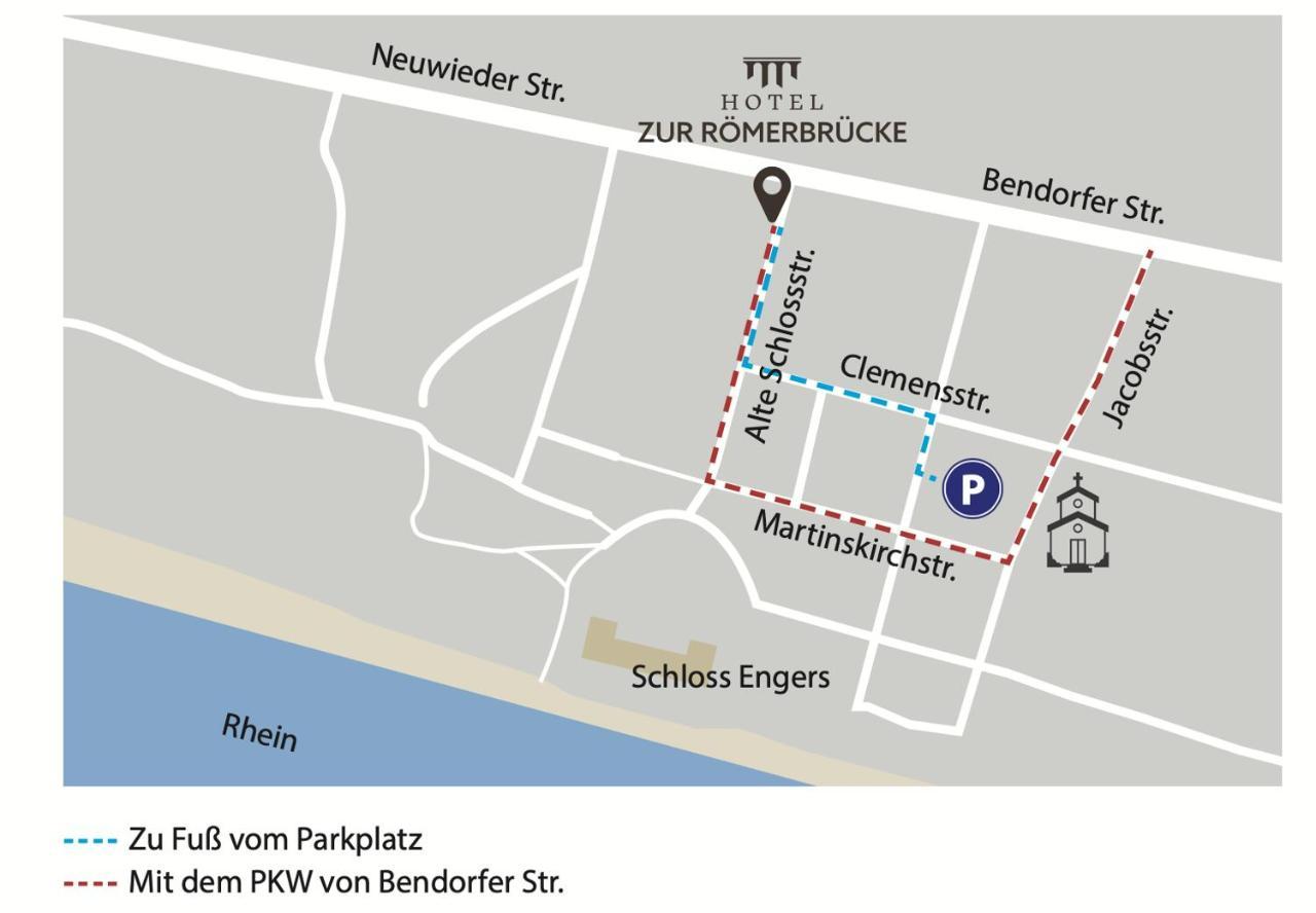 Hotel Zur Roemerbruecke Нойвиед Екстериор снимка